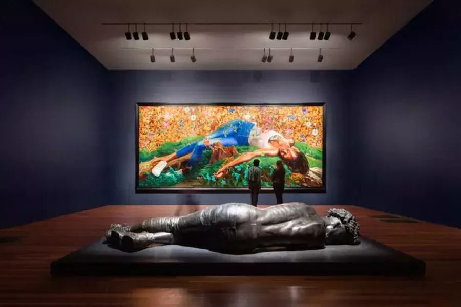 Parte de la exposición Kehinde Wiley de deYoung.